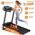 thumbnail image 1 of 330-440lbs Capacity Treadmill for Home, Foldable Treadmill with 0-15% Auto Incline, Portable Treadmill Compact Foldable Walking Pad Treadmills with 7.5 MPH Speed, 1 of 12