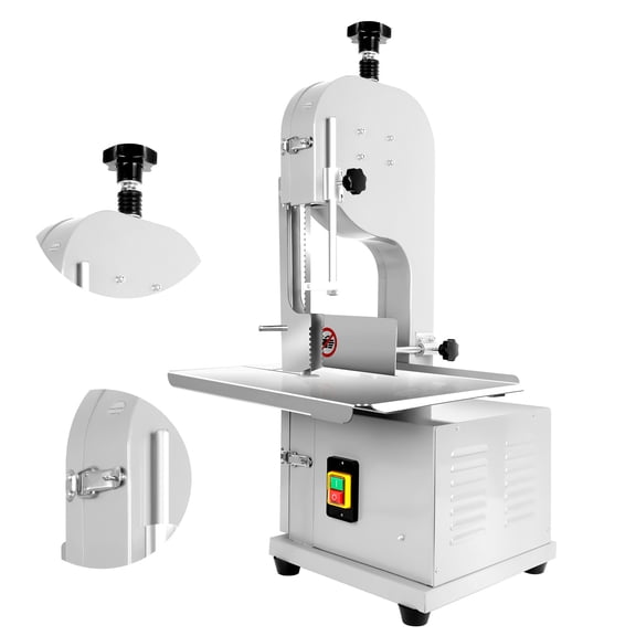 330-441LBS/H Efficiency Bone Cutting Machine, Heavy Duty Bone Saw with Sharp Removable Blade for Supermarkets
