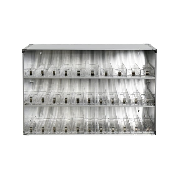 330 Box Cigarette Display Case Push Tray Commercial Retail Showcase 26.7''Wx10.5''Dx18''H