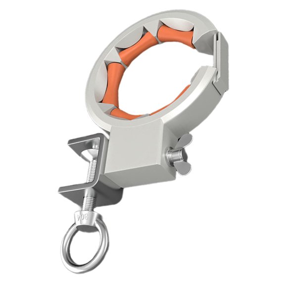 330 Degree Adjustable Bridge Roller Steel Clamp 65mm Cable Smooth Wire Pulling Tool for Electrical Conduits