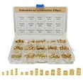 330 Pcs Brass Threaded Insert Nuts M2 M3 M5 Female Thread Knurled Nut