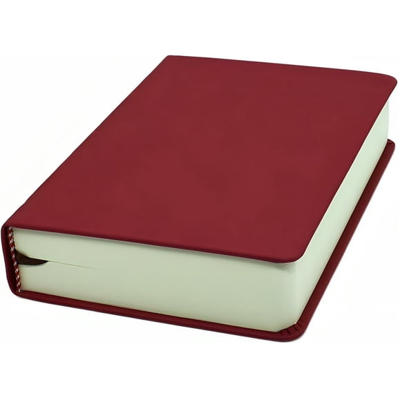 330 Sheets Extra Thick Sketchbook Blank Notebook,80GSM Free Paper Drawing Pad, PU Leather Soft Cover with Ribbon Bookmark for Pencil Pen Ink Sketching Journaling, 660 Pages (Red,A6)