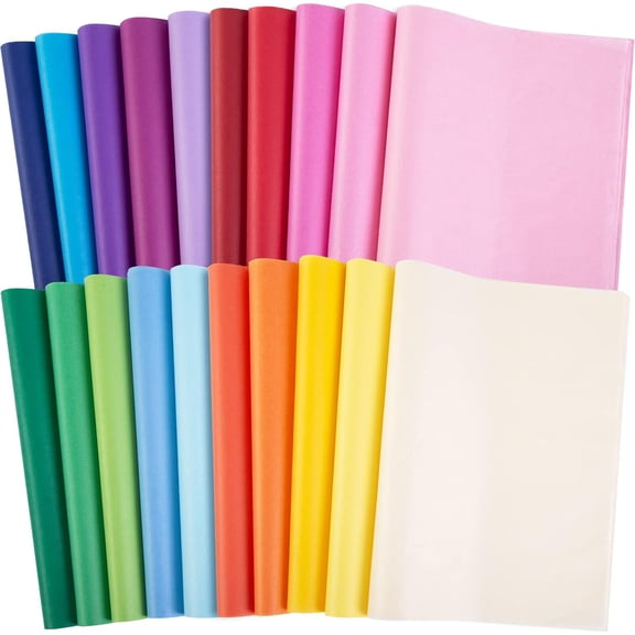 330 Sheets Tissue Paper, 14x10 Inch Multicolor Wrapping Tissue Paper for Gift Bags DIY Crafts Birthday Wedding Holidays Decor 20 Colors