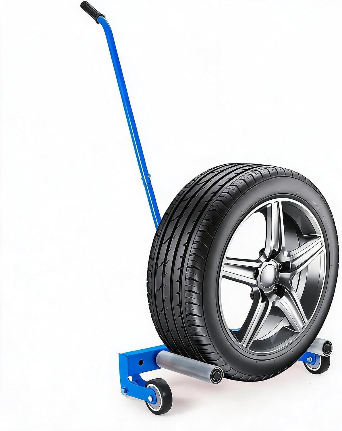 330 lb Adjustable Tire Lifter Dolly, Heavy-Duty Wheel Dolly Cart - 23.5 ...