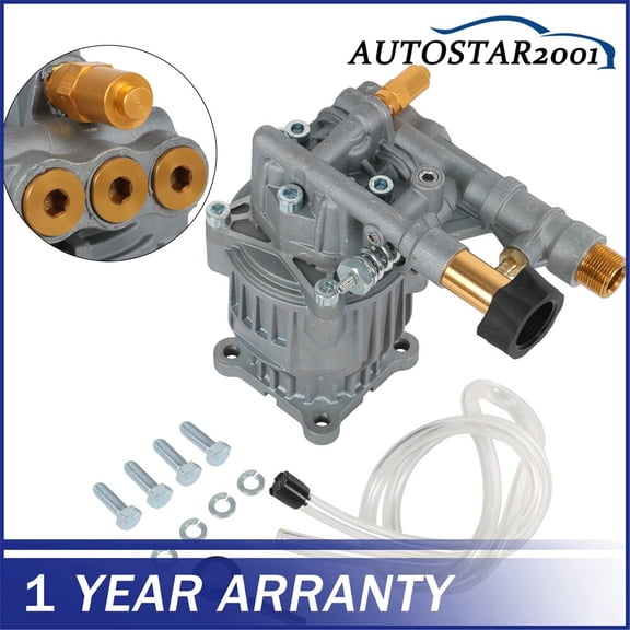 3300 PSI 2.4 GPM 3/4" Shaft 90028 Axial Cam Pressure Washer Pump Kit NEW