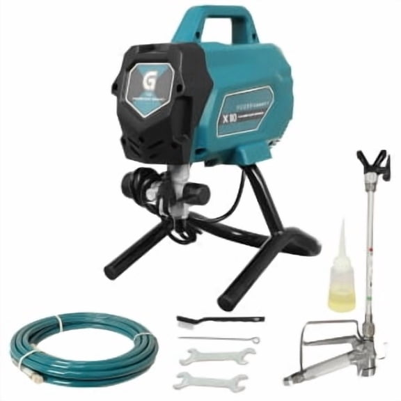 3300 PSI Airless Paint Sprayer with Adjustable Flow Control, 750W Electric Paint Sprayer, 0.32 GPM Fine Finish Nozzle, Extension Pole Included Perfect for DIY Home, Fence, and Furniture Painting