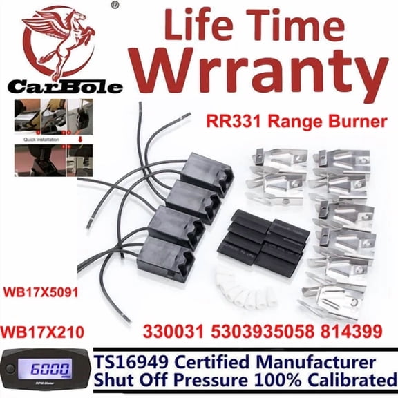 330031 Range Burner Stove Receptacle Kit 5303935058 814399 5301167733 Wb17X210