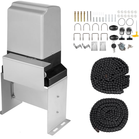 3300lbs Automatic Sliding Gate Opener Driveway Operator Infrared Sensor,