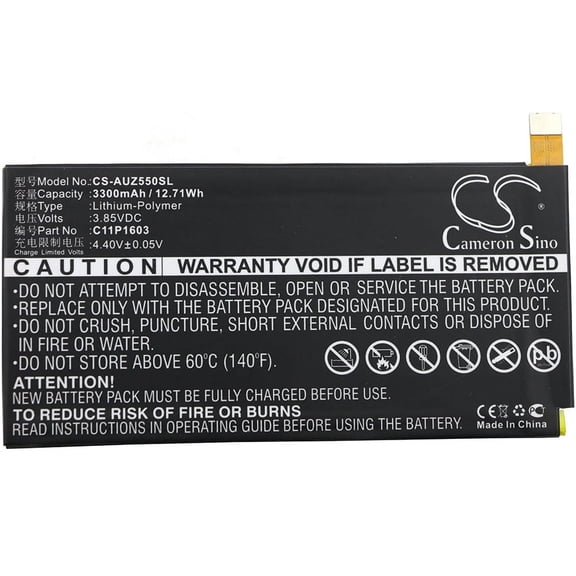 3300mAh C11P1603 ( 1ICP4/59/115 ) C11P1603 Battery for Asus ZS550KL ZenFone 3 Deluxe 5.5 ZenFone 3 Deluxe 5.5 Dual SIM