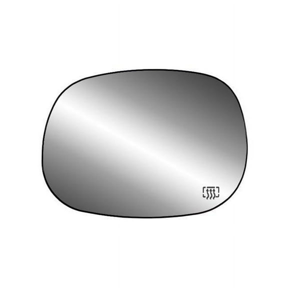 33016 - Fit System Driver Side Heated Mirror Glass w/ backing plate, Dodge Dakota Pick-Up 97-00, Durango 98-03, Full Size Van 94-03, Pick-Up 98-02, 6 5/ 8" x 9 1/ 4" x 9 3/ 8" (foldaway Mirrors, 6x9)