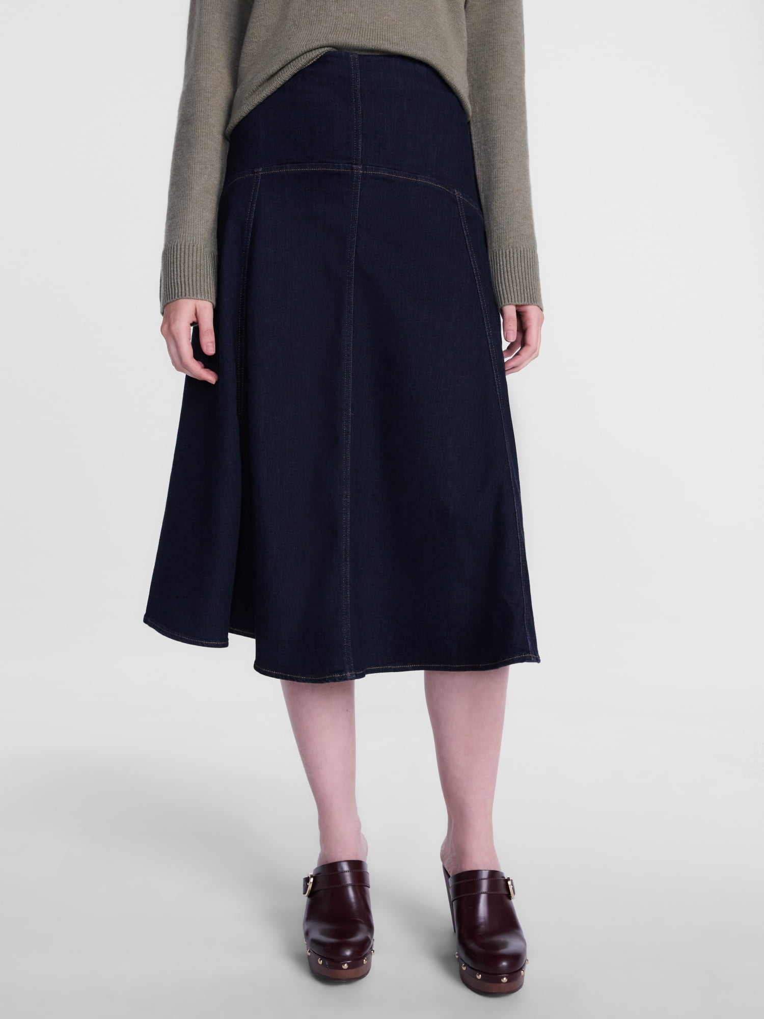 Scenario Women's Flare Denim Skirt, Sizes 0-20