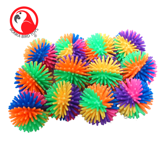 3302 Small Rainbow Spike Balls (3302 Pk12 Rainbow Spiky)