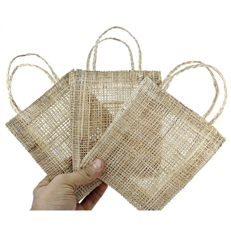 3303 pk3 Large Jute Bag Foraging Foot Talon Craft Part Bird Toy