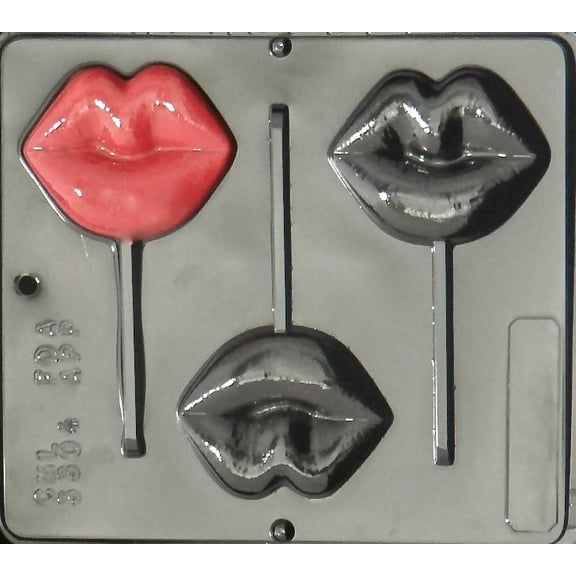 3304 Lips Lollipop Chocolate Candy Mold