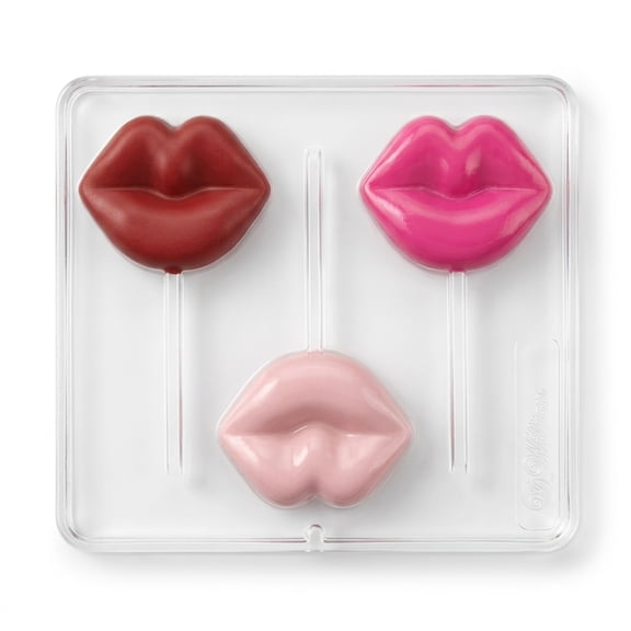 3304 Lips Lollipop Chocolate Candy Mold