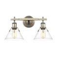 thumbnail image 1 of Orwell 2 - Light Aged Brass Incandescent Steel, 1 of 3