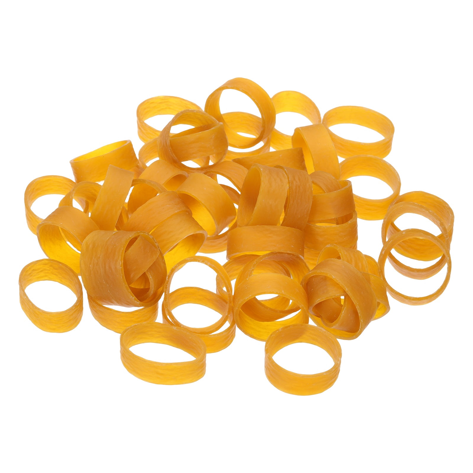330Pack Rubber Bands, 1.57x0.39 Inch Elastic Bands for Office Supplies, Yellow