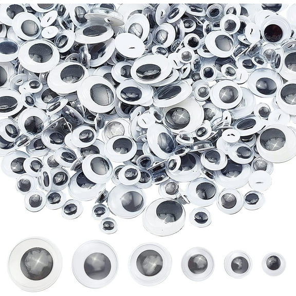 330Pcs Sew On Googly Eyes Shank Back Sewing Crafts Eyes Button for Teddy Bear Animal Puppet Plush Animal