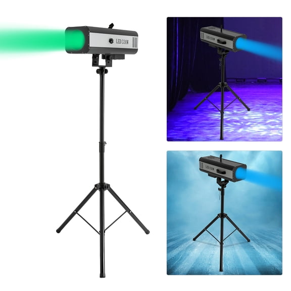 330W RGBW LED Stage Spotlight Follow Spot Light DJ Disco Light Beam w/Tripod