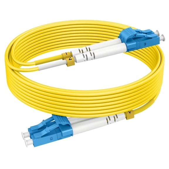 330ft(100m) OS2 LC to LC Single Mode Fiber Patch Cables, Options 0.2m~305m, Fiber Optical Cable 10G SMF LSZH Duplex 9/125m OD 2.0mm 