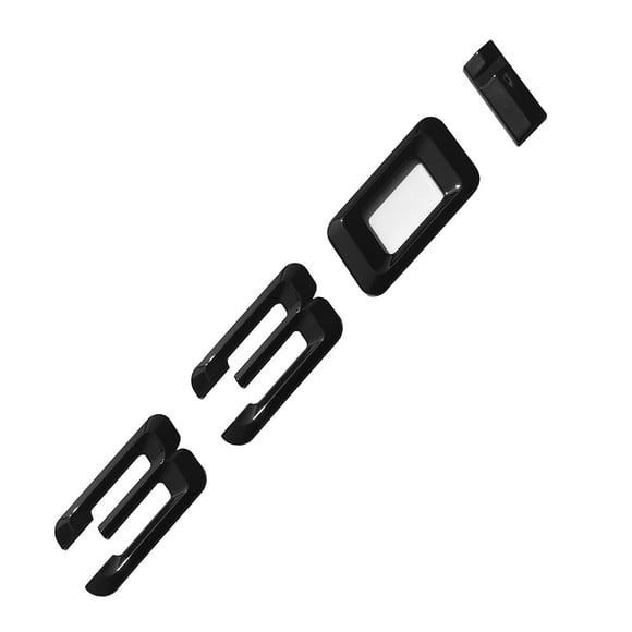 330i Emblem Gloss Black Genuine OEM Size Replacement for BMW Trunk Lid Rear Emblem Badge Nameplate Label Decal Number Letters(Bright Black, 330i) O