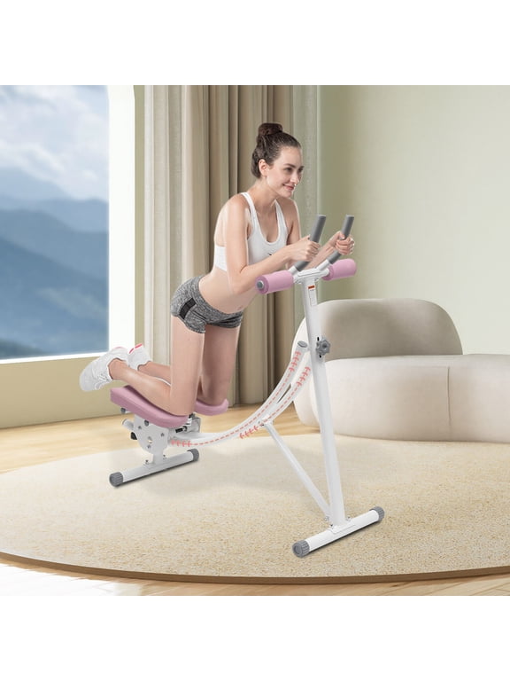 330lbs Ab Machine Coaster Abdominal Crunch Trainer for Home Gym Core Abdominal Workout 41.33*15.74*43.3inch