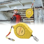 330lbs Load-Bearing Automatic Retractable Lifeline 32ft Fall Protection Gear with Steel Wire Rope
