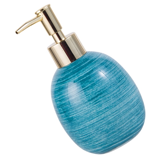 SWETRACE Lotion Containers Ceramic Shower Gel Bottle Blue 1Pack