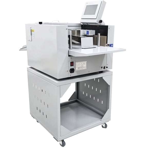 330mm/13" Full Automatic Electric Digital Touch Control Creasing and Perforating Machine 110V