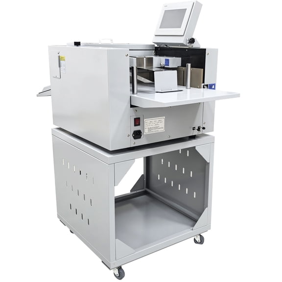 330mm/13" Full Automatic Electric Digital Touch Control Creasing and Perforating Machine 110V