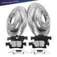 thumbnail image 1 of Genialith 330mm Rear Brake Rotors Ceramic Pads Kit for Jeep Grand Cherokee Dodge Durango 2011-2020, 1 of 11