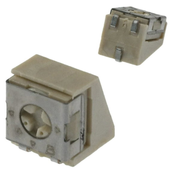 3314Z-1-101E Trimmer 100 Ohms 0.25W, 1/4W J Lead Surface Mount Potentiometer Cermet 1.0 Turn Side Adjustment :RoHS, Cut Tape