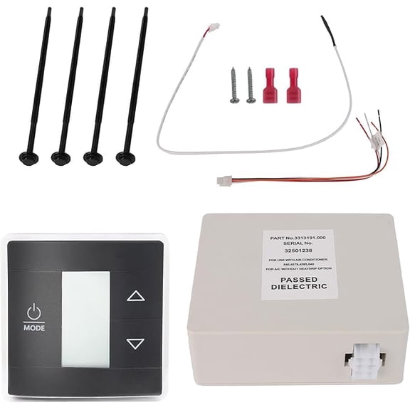 3316230.000 RV Single Zone Wall Thermostat/Relay Box/Cool Heat Control for RV/Camper Conditioners 3316230.700 RV Thermostat Kit 3316230.714