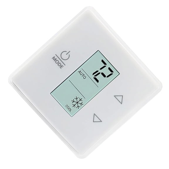 3316250.712 Wall Thermostat for Air Conditioners Digital Temperature Backlight Display Cool/Heat Strips