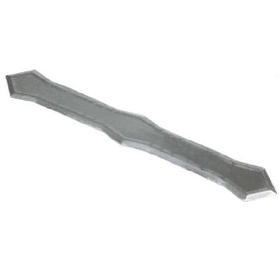 33229 Galvanized Steel Downspout Band- White