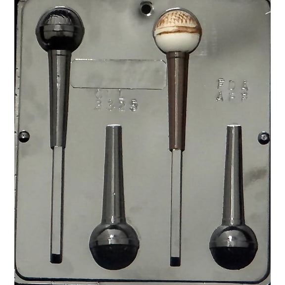 3325 Microphone Lollipop Chocolate Candy Mold