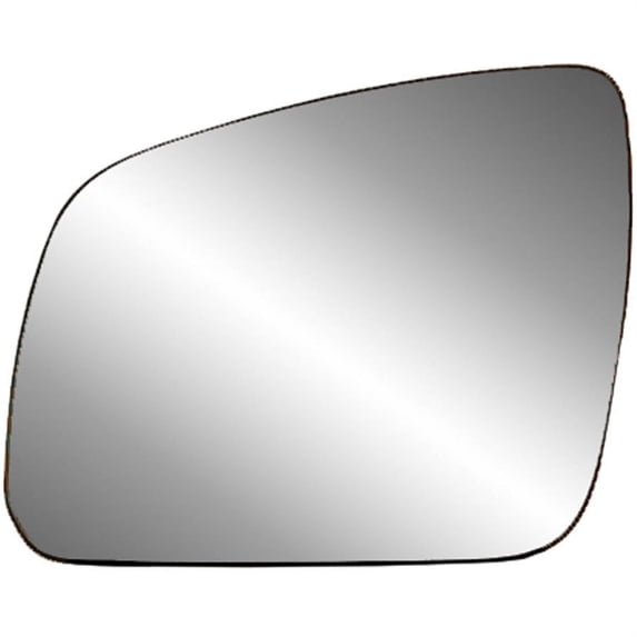 33277 - Fit System Driver Side Heated Mirror Glass w/ backing plate, Mercedes C-class C300, C-class C350, C-class C63 08-11, 5 3/8" x 6 7/8" x 8 1/8" (will not fit on 4Matic models, w/o auto dimming)