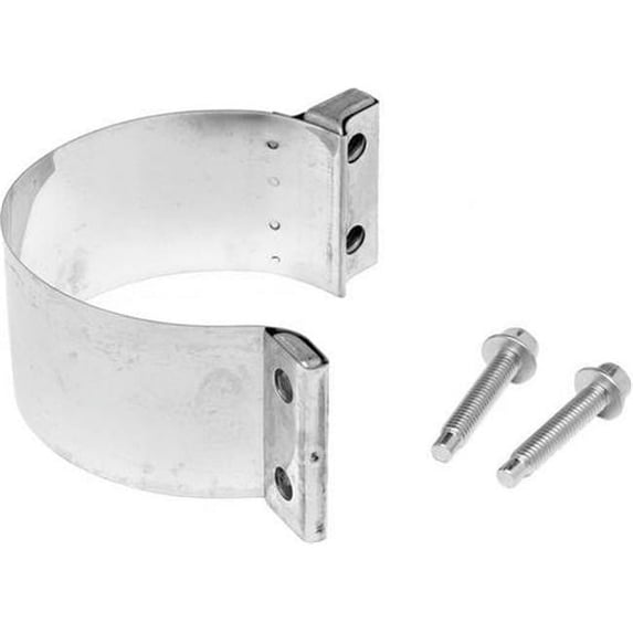 33283 6 in. Stainless Steel Strap Band Clamp Butt Joint