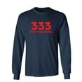 thumbnail image 1 of 333 Only Half Evil Sarcastic Novelty Gift Idea Adult Humor Funny Men's Long Sleeve Shirts, 1 of 3