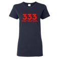 thumbnail image 1 of 333 Only Half Evil Sarcastic Novelty Gift Idea Adult Humor Funny Women's Casual Tees, 1 of 3
