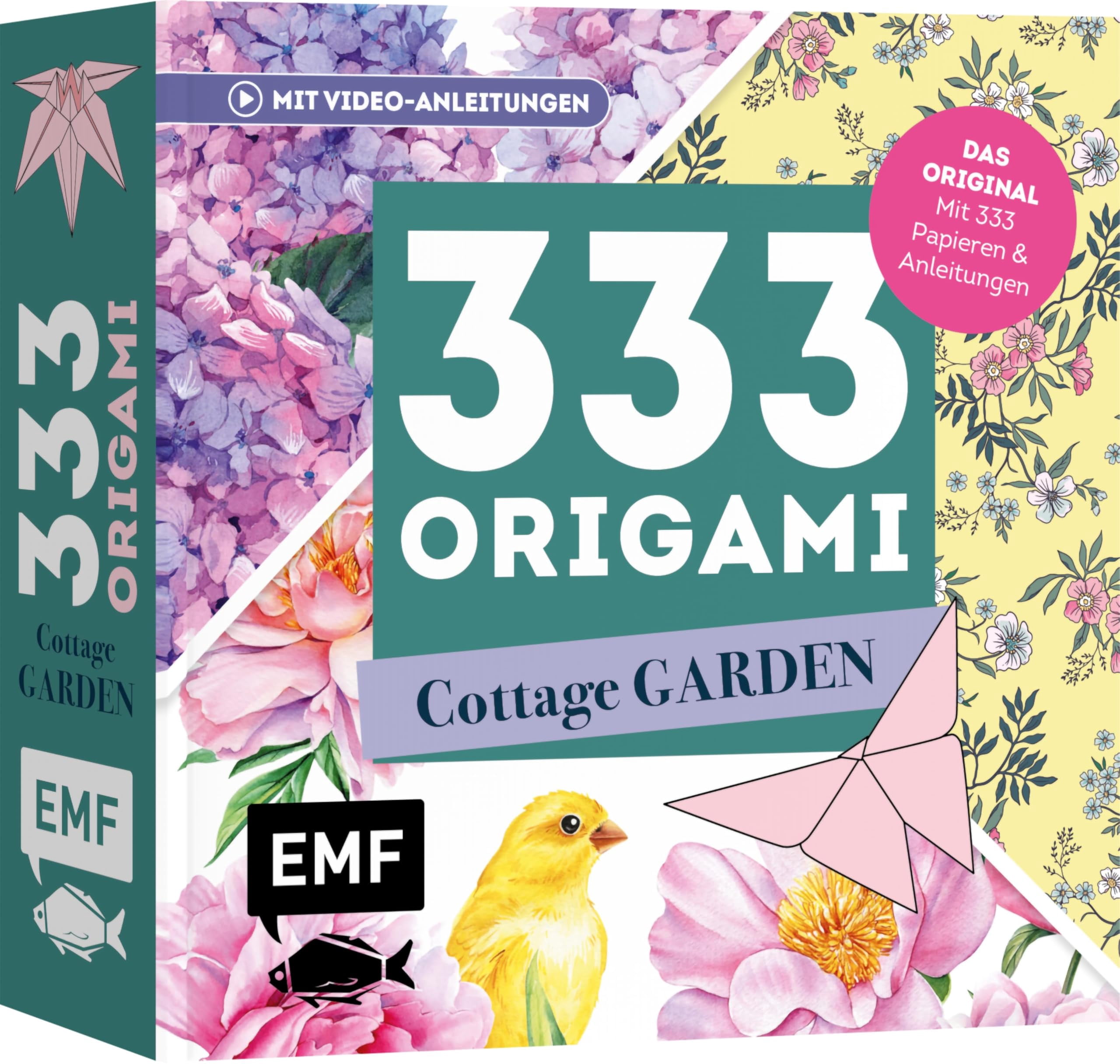 333 Origami – Cottage Garden – Wunderschöne Papiere falten für Blumen-Fans: Das Ori (Paperback)