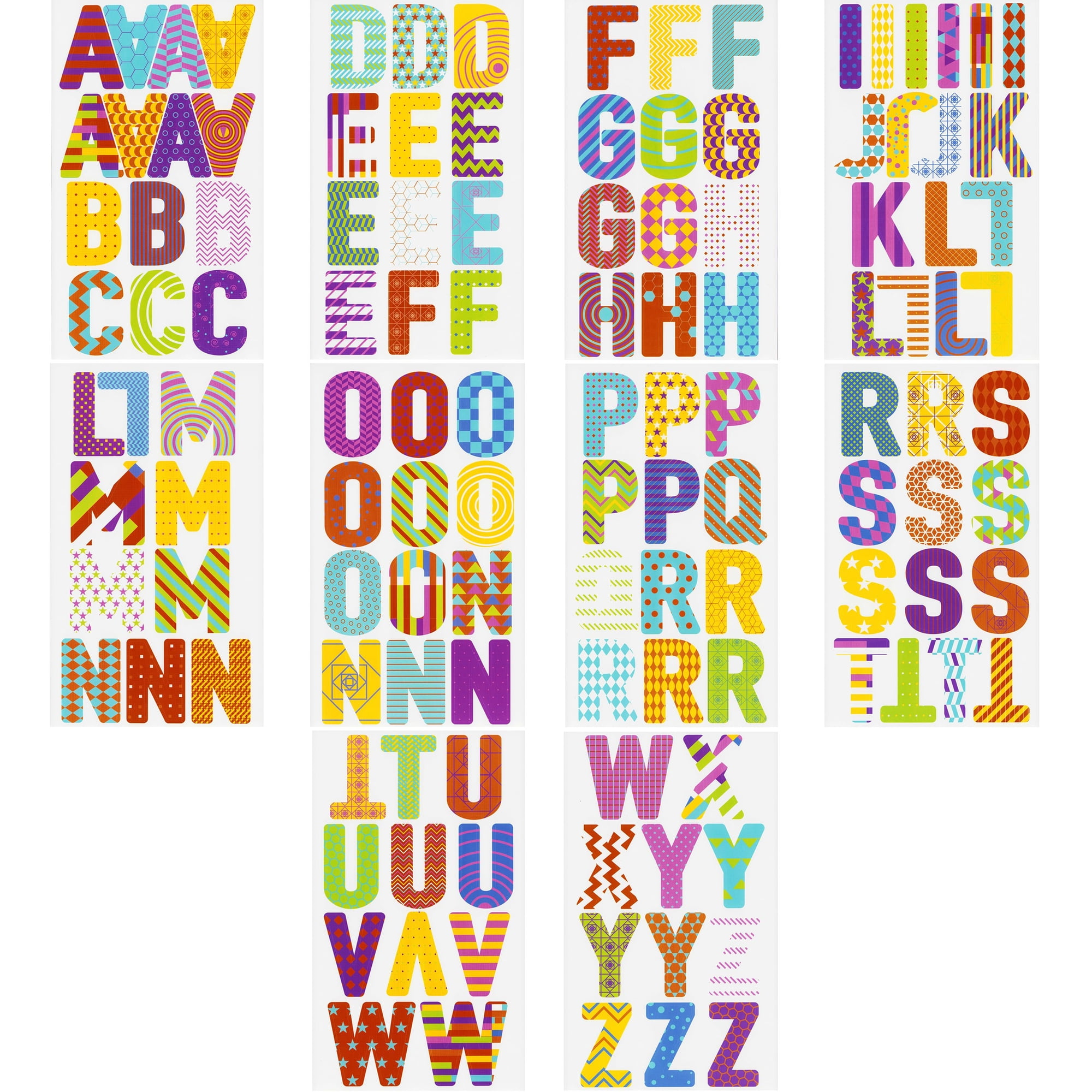333-Pieces Letter Stickers Large 2.5 Inches, Uppercase Alphabet Stickers  for Crafts, Peel and Stick A-Z Letters for Scrapbooking, DIY Arts and  Crafts, Classroom Art 