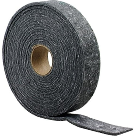 3335 0.19 x 0.63 in. x 17 ft. Felt Weatherstrip, Gray