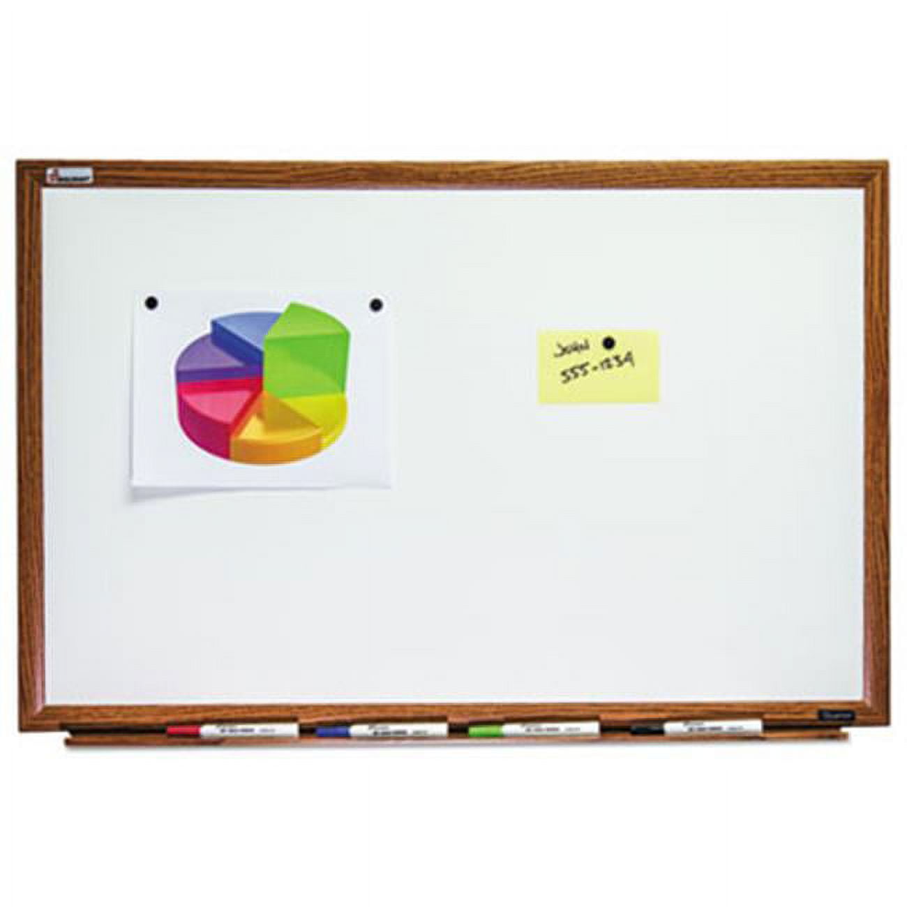 3347079 36 x 24 in. Skilcraft Quartet Porcelain Dry Erase