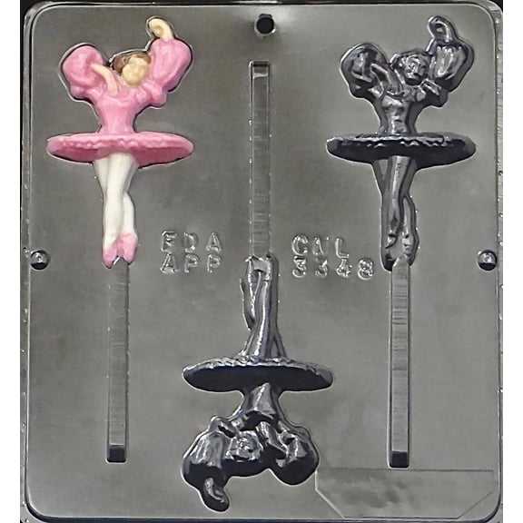 3348 Ballerina Lollipop Chocolate Candy Mold