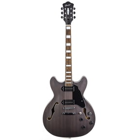 335 Gray Semi-Hollow Body Guitar Matte Finished P90 Pickups Electric Guitar