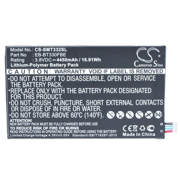 3350mAh EB-BT330FBE GH43-04112A;GH43-04112B Battery for Samsung SM-T335 Galaxy Tab 4 8.0 LT SM-T330 Galaxy Tab 4 8.0 WiFi SM-T33