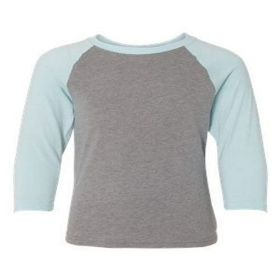 Next Level Youth CVC Three-Quarter Sleeve Raglan T-Shirt