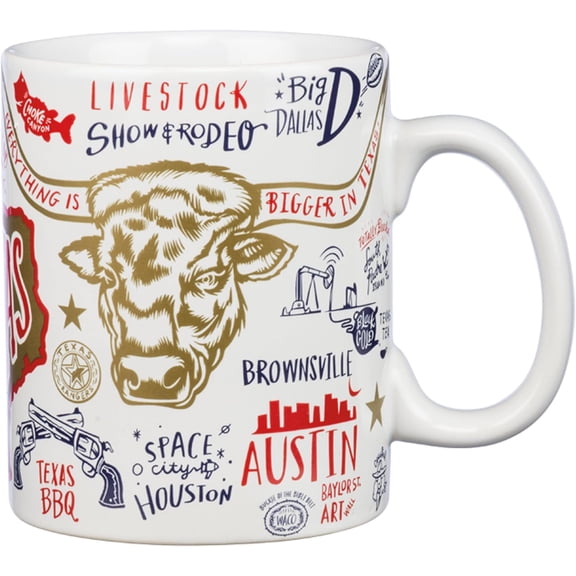 33554 Lol Made You Smile Coffee Mug, 20-Ounce, Texas