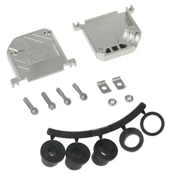 3357-6525-1C Connector Backshell 25 Position 45Deg Shielded